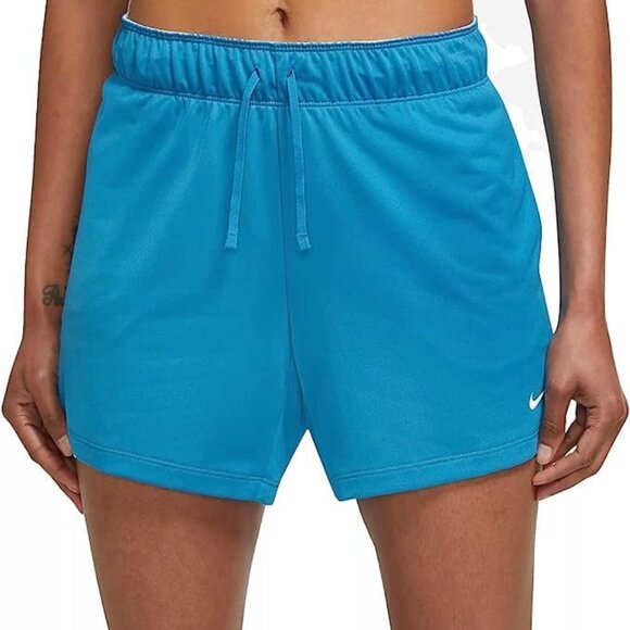 Nike Shorts Women's Medium Dri-FIT Attack Blue Cross Training - Picture 1 of 1